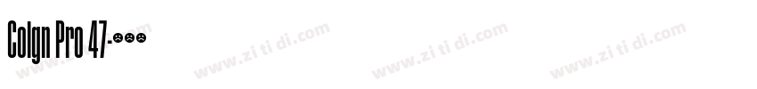 Coign Pro 47字体转换 Coign Pro 47字体转换